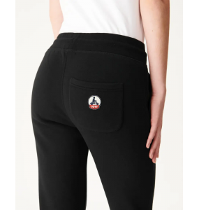 Pantalon de sport femme en coton biologique Noir Valparaiso – JOTT